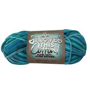Hobby Lobby I Love This Cotton 64 Aqua Ombre 3 oz 153 Yards Cotton